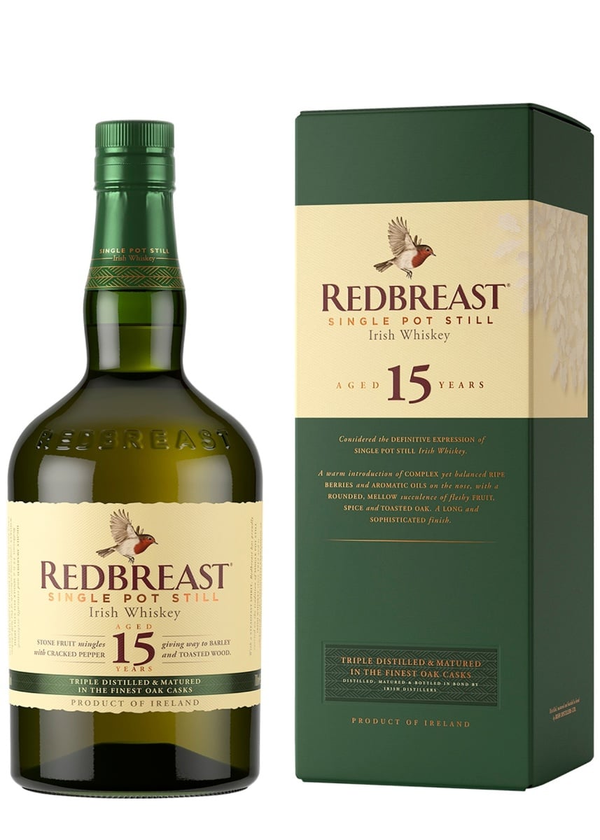 Redbreast - "15 Years" Single Pot Still Irish Whiskey (750ml)
