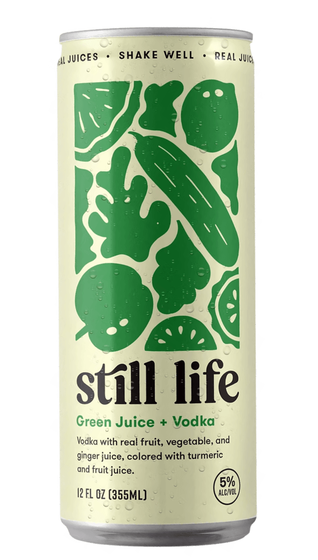 Still Life - Green Juice Vodka Cocktail 4-PACK (4x355ml)