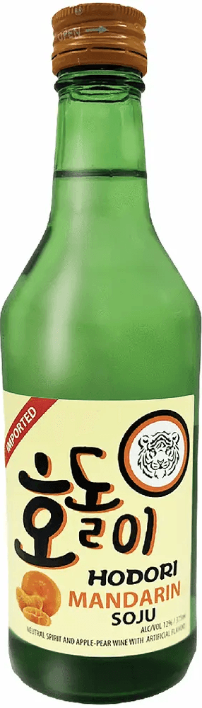 Hodori - Korean Soju Mandarin Flavor (375ml)