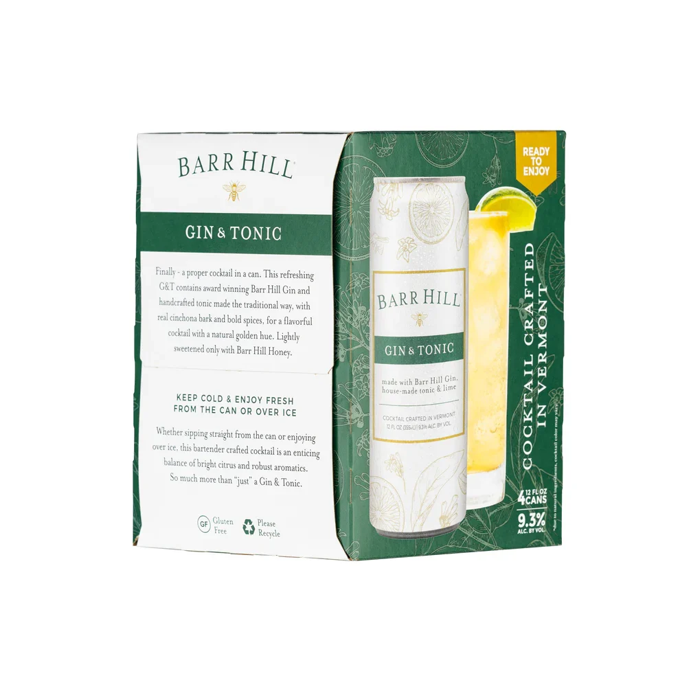 Caledonia Spirits - "Barr Hill" Gin & Tonic Cocktail (355ml)
