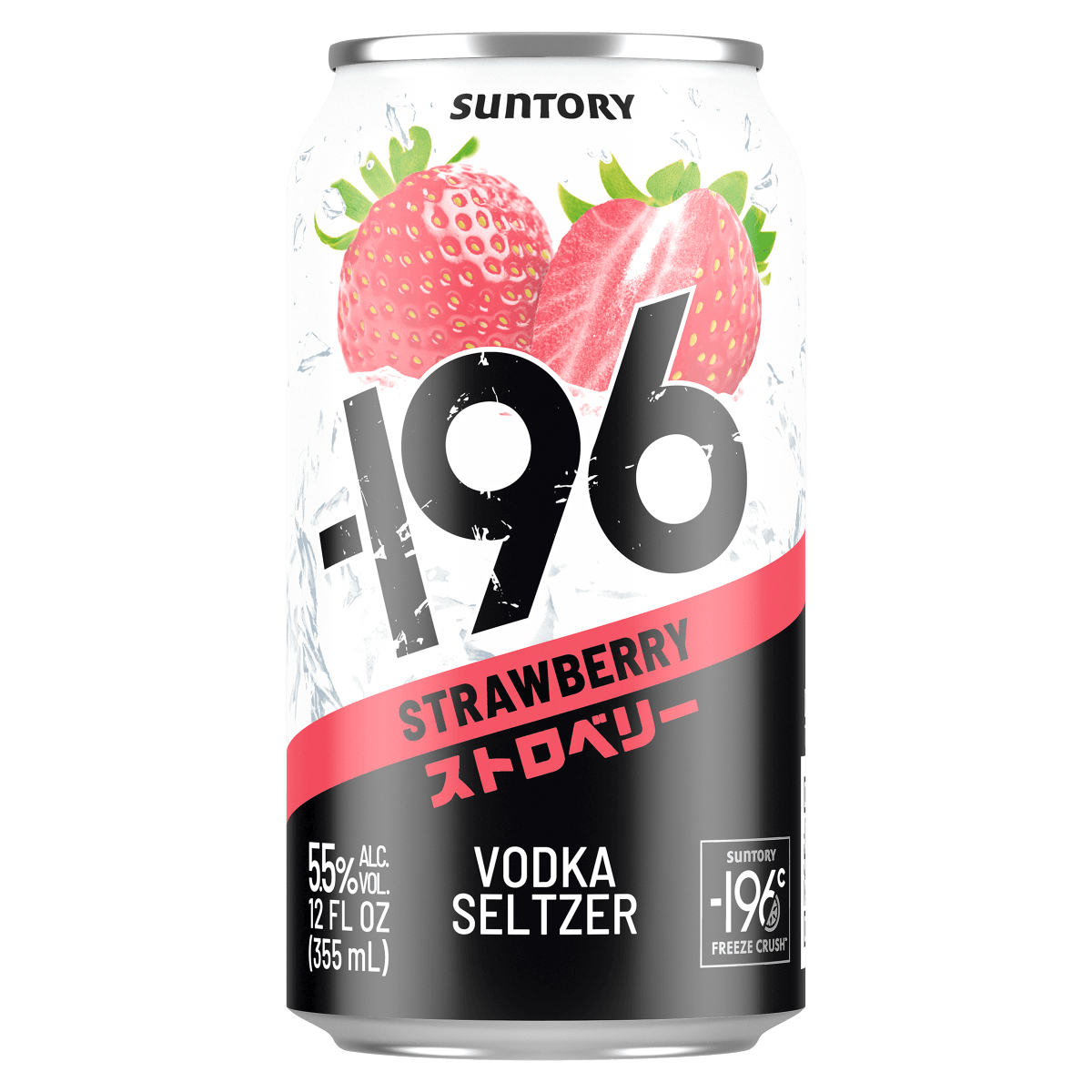 Suntory - "-196" Strawberry Vodka Seltzer (355ml)